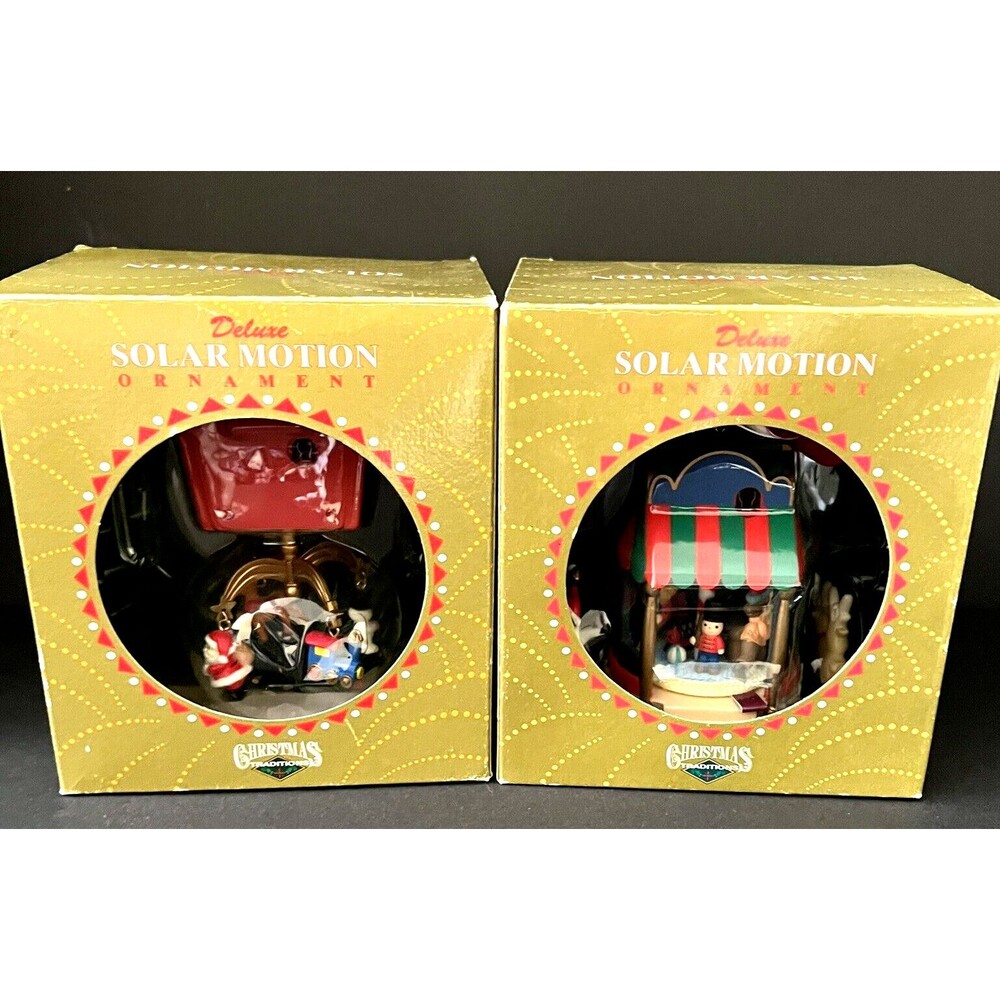 Christmas Traditions Deluxe Solar Motion Ornaments Cuckoo Clock & Toy Shop Kmart - Picture 2 of 11